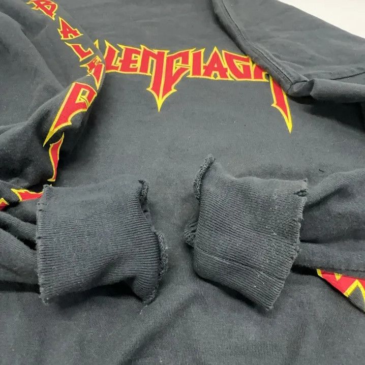 Balenciaga Balenciaga Black Long Sleeve Rock Graphic Sweatshirt Size US M / EU 48-50 / 2 - 12 Thumbnail