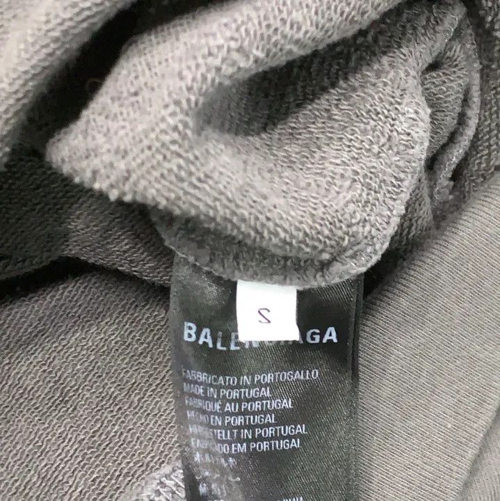 Balenciaga Balenciaga FW22 Logo Graphic Hooded Sweatshirt Size US S / EU 44-46 / 1 - 4 Thumbnail