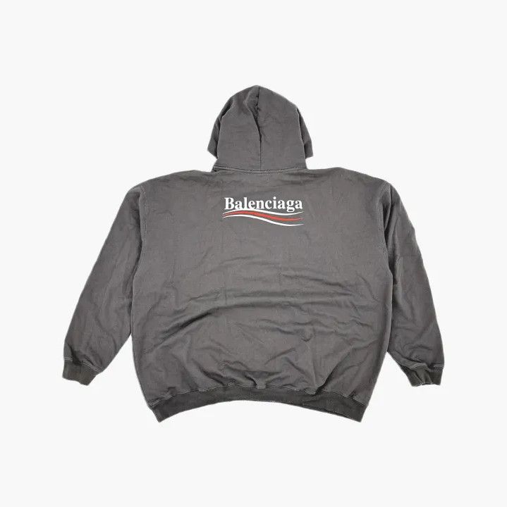 Balenciaga Balenciaga FW22 Logo Graphic Hooded Sweatshirt Size US S / EU 44-46 / 1 - 3 Thumbnail