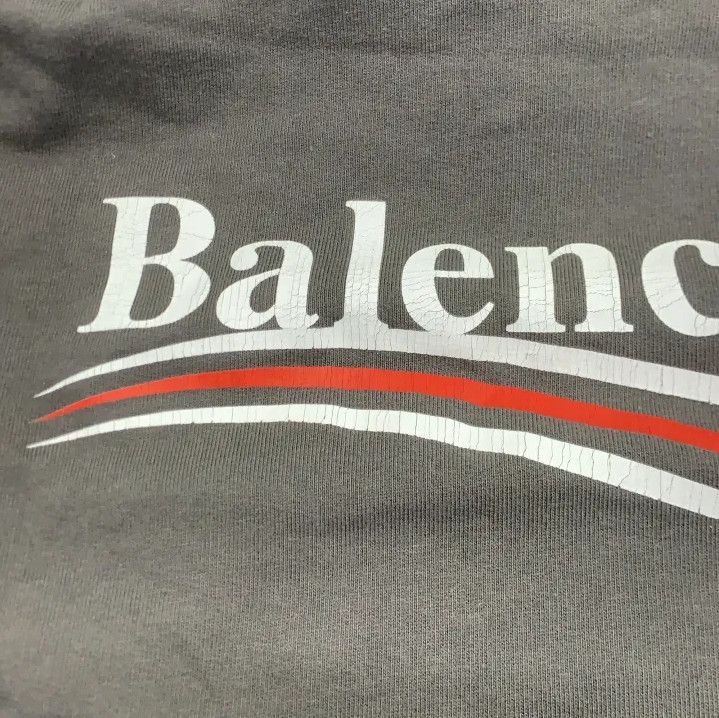 Balenciaga Balenciaga FW22 Logo Graphic Hooded Sweatshirt Size US S / EU 44-46 / 1 - 7 Thumbnail