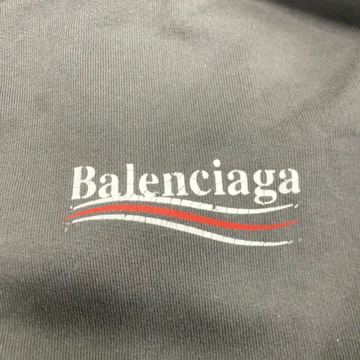 Balenciaga Balenciaga FW22 Logo Graphic Hooded Sweatshirt Size US S / EU 44-46 / 1 - 6 Thumbnail