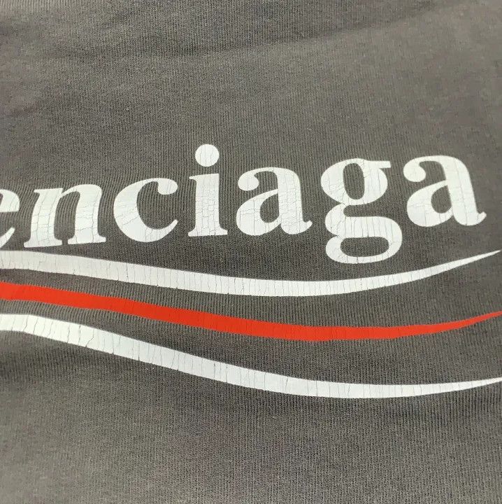 Balenciaga Balenciaga FW22 Logo Graphic Hooded Sweatshirt Size US S / EU 44-46 / 1 - 8 Thumbnail