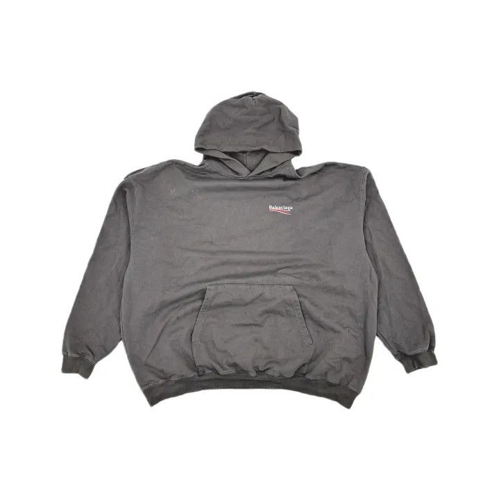 Balenciaga Balenciaga FW22 Logo Graphic Hooded Sweatshirt Size US S / EU 44-46 / 1 - 2 Thumbnail