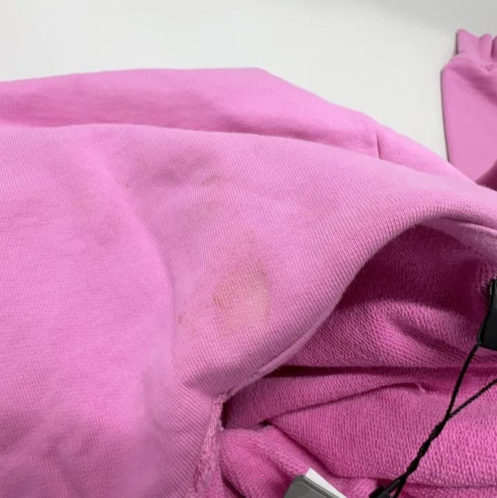 Balenciaga Balenciaga Men's Pink Hooded Sweatshirt Size US M / EU 48-50 / 2 - 9 Thumbnail