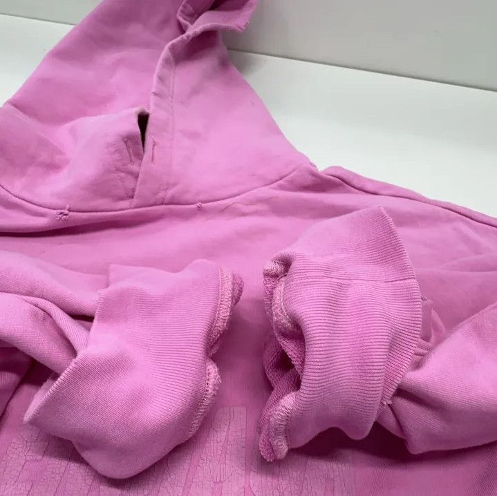 Balenciaga Balenciaga Men's Pink Hooded Sweatshirt Size US M / EU 48-50 / 2 - 12 Thumbnail