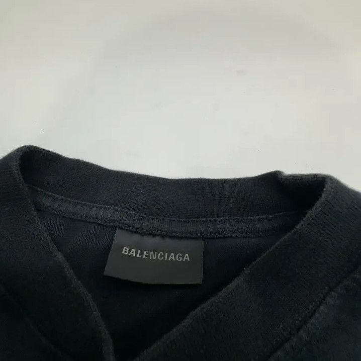 Balenciaga Balenciaga SS23 Logo Black Short Sleeve T-Shirt Size US XS / EU 42 / 0 - 6 Thumbnail