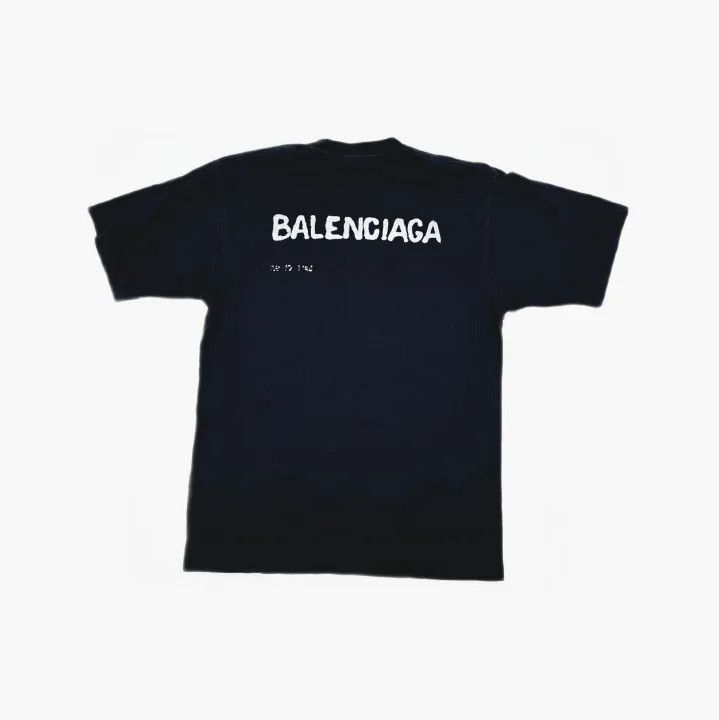 Balenciaga Balenciaga SS23 Logo Black Short Sleeve T-Shirt Size US XS / EU 42 / 0 - 3 Thumbnail