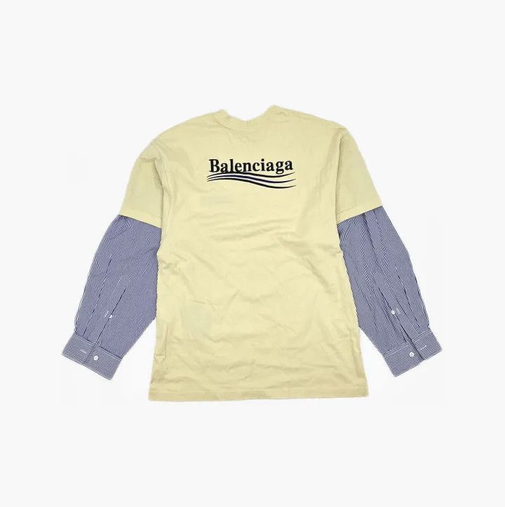 Balenciaga Balenciaga Color Block Long Sleeve T-Shirt Size US M / EU 48-50 / 2 - 3 Thumbnail