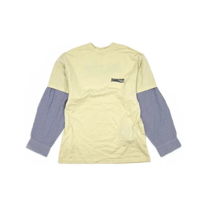 Balenciaga Balenciaga Color Block Long Sleeve T-Shirt Size US M / EU 48-50 / 2 - 2 Thumbnail