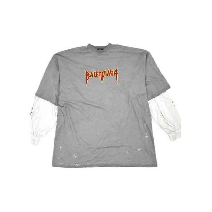 Balenciaga Balenciaga SS22 Logo Print Short Sleeve T-Shirt Size US M / EU 48-50 / 2 - 2 Thumbnail