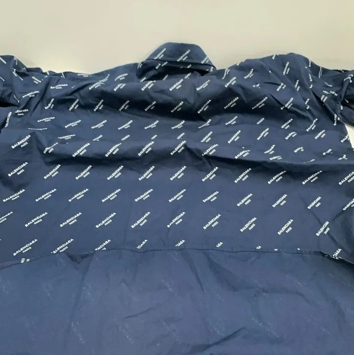 Balenciaga Balenciaga Letter Print Long Sleeve Shirt Size US M / EU 48-50 / 2 - 10 Thumbnail