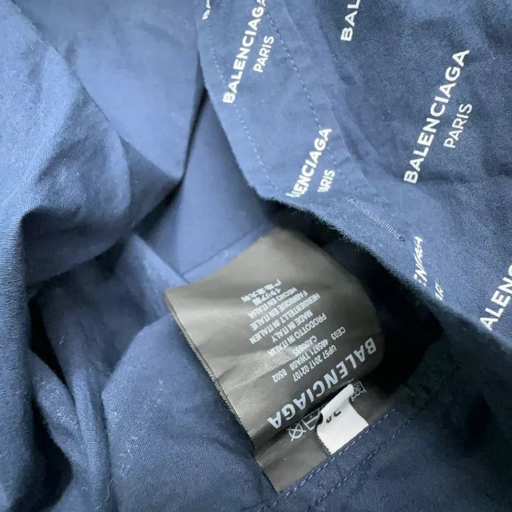 Balenciaga Balenciaga Letter Print Long Sleeve Shirt Size US M / EU 48-50 / 2 - 4 Thumbnail