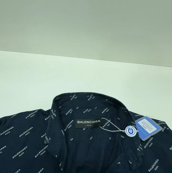 Balenciaga Balenciaga Letter Print Long Sleeve Shirt Size US M / EU 48-50 / 2 - 7 Thumbnail