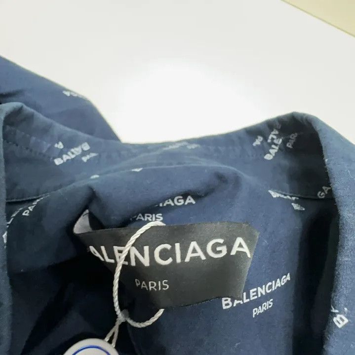 Balenciaga Balenciaga Letter Print Long Sleeve Shirt Size US M / EU 48-50 / 2 - 6 Thumbnail