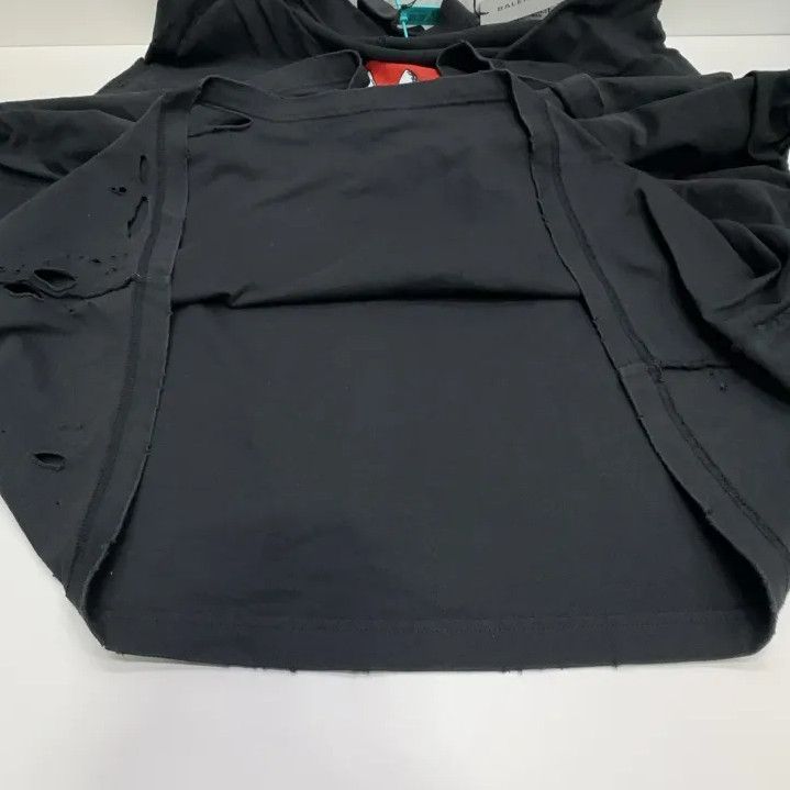 Balenciaga Balenciaga SS24 Vintage Logo Black T-Shirt Size US M / EU 48-50 / 2 - 8 Thumbnail