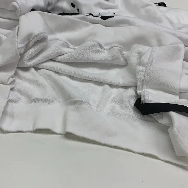 Balenciaga Balenciaga Hand Drawn Logo White Hoodie Size US S / EU 44-46 / 1 - 6 Thumbnail