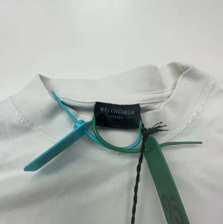 Balenciaga Balenciaga Casual Embroidered Crew Neck T-Shirt Size US XS / EU 42 / 0 - 4 Thumbnail