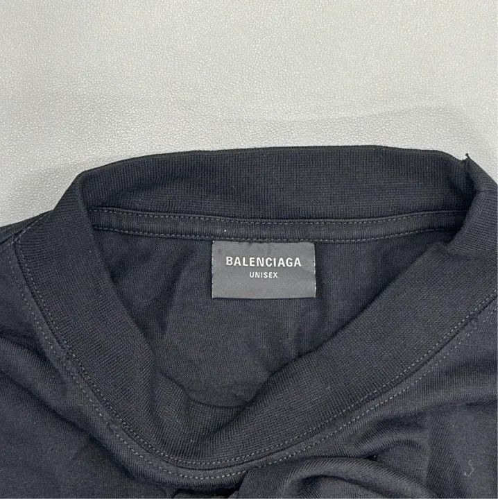 Balenciaga Balenciaga Black Graphic Print Short Sleeve T-Shirt Size US L / EU 52-54 / 3 - 5 Thumbnail