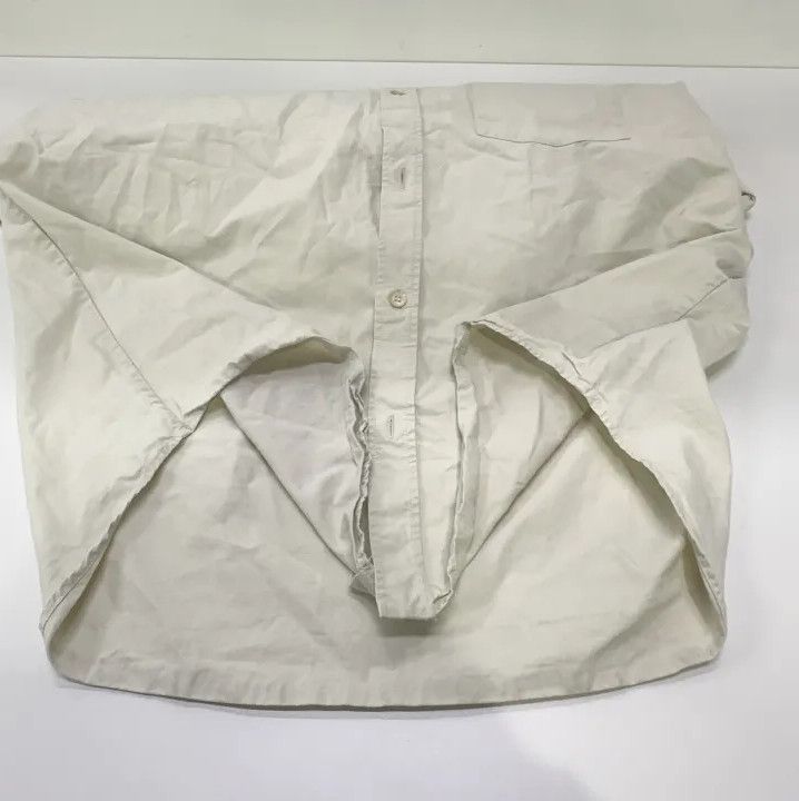 Balenciaga Balenciaga FW22 Beige Single Button Long Sleeve Shirt Size US M / EU 48-50 / 2 - 12 Thumbnail