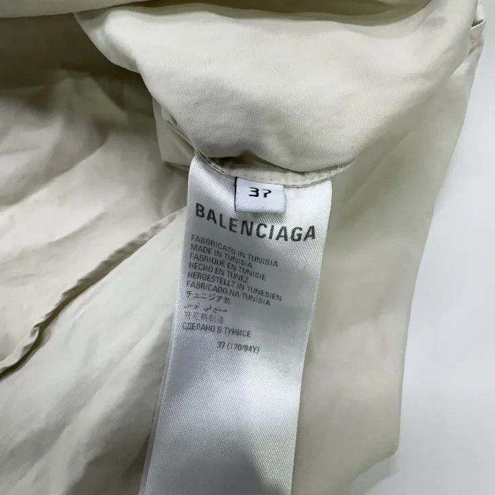 Balenciaga Balenciaga FW22 Beige Single Button Long Sleeve Shirt Size US M / EU 48-50 / 2 - 4 Thumbnail