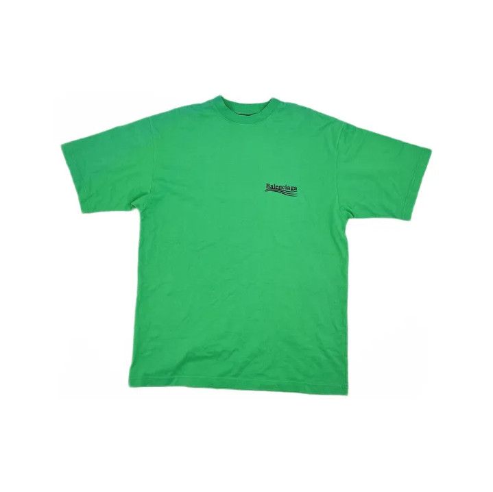Balenciaga Balenciaga Green Graphic Short Sleeve T-Shirt Size US XS / EU 42 / 0 - 2 Thumbnail