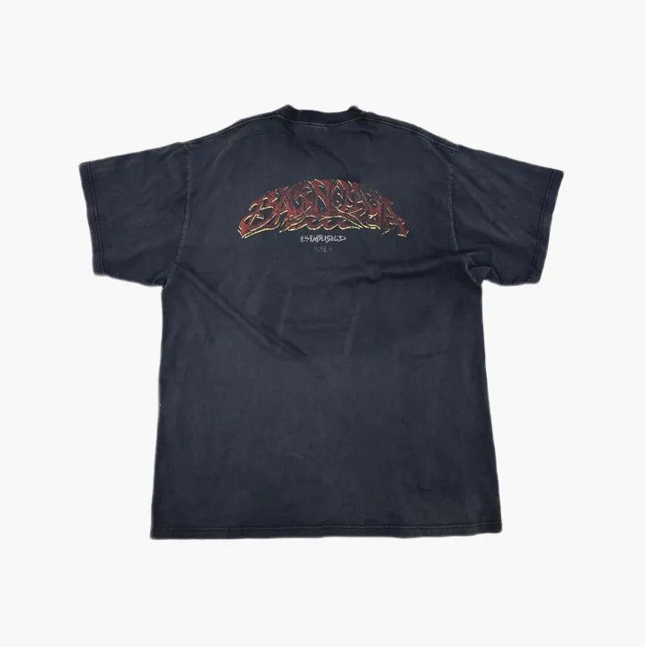 Balenciaga Balenciaga Black Graphic Print Short Sleeve T-Shirt Size US M / EU 48-50 / 2 - 3 Thumbnail