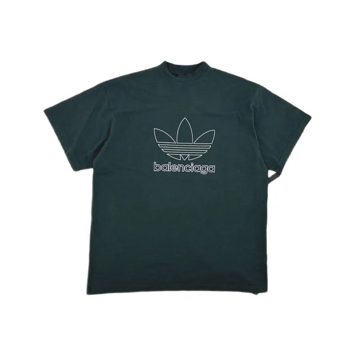 Balenciaga Balenciaga x Adidas Originals Short Sleeve T-Shirt Size US M / EU 48-50 / 2 - 2 Thumbnail