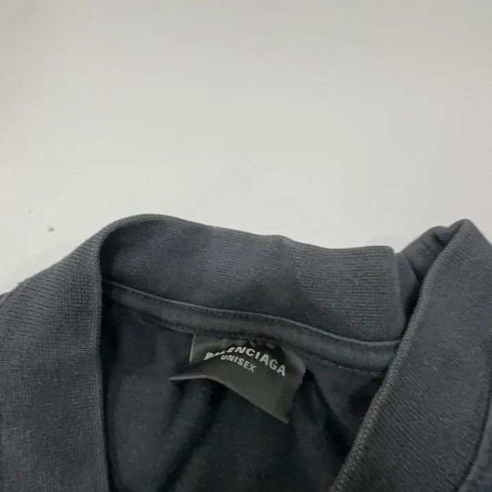 Balenciaga Balenciaga Logo Print Black Short Sleeve T-Shirt Size US XS / EU 42 / 0 - 7 Thumbnail