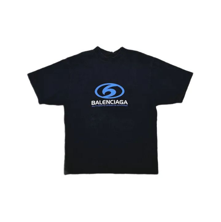 Balenciaga Balenciaga Logo Print Black Short Sleeve T-Shirt Size US XS / EU 42 / 0 - 2 Thumbnail