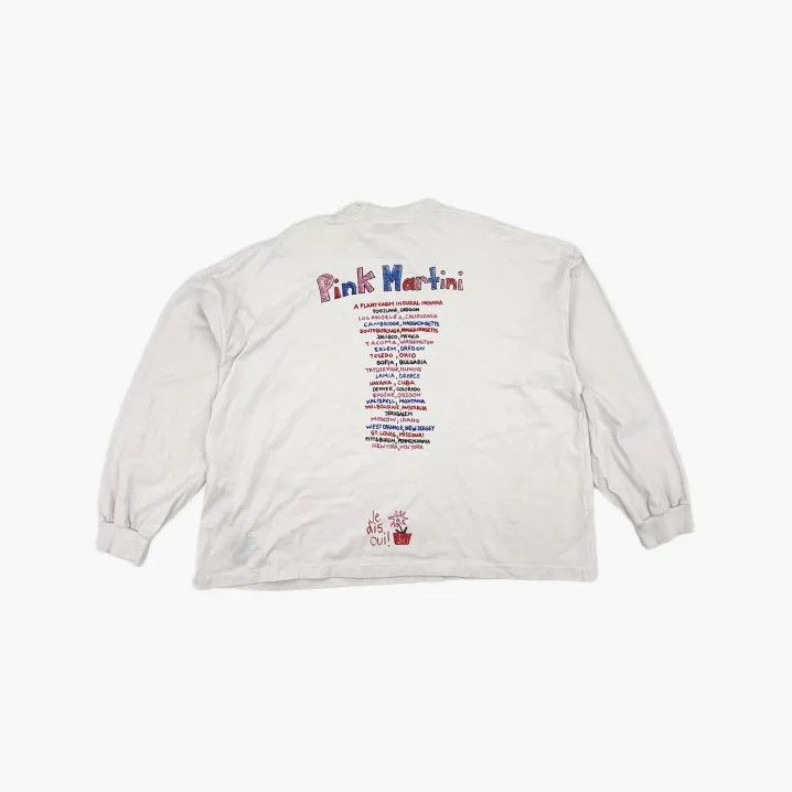 Balenciaga Balenciaga White Graphic Long Sleeve T-Shirt Size US S / EU 44-46 / 1 - 3 Thumbnail