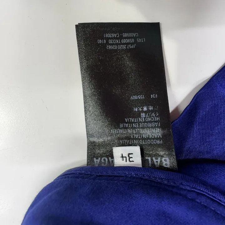 Balenciaga Balenciaga Blue Double B Embroidered Windbreaker Size US S / EU 44-46 / 1 - 6 Thumbnail