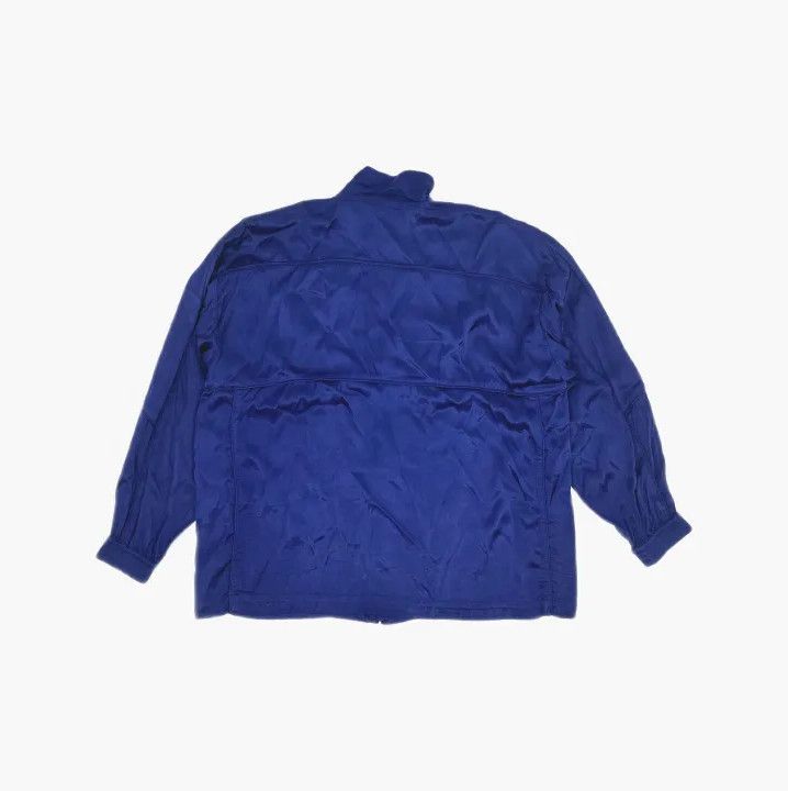 Balenciaga Balenciaga Blue Double B Embroidered Windbreaker Size US S / EU 44-46 / 1 - 3 Thumbnail