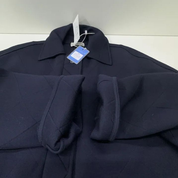 Balenciaga Balenciaga Black Wool Patterned Long Sleeve Coat Size US XS / EU 42 / 0 - 10 Thumbnail