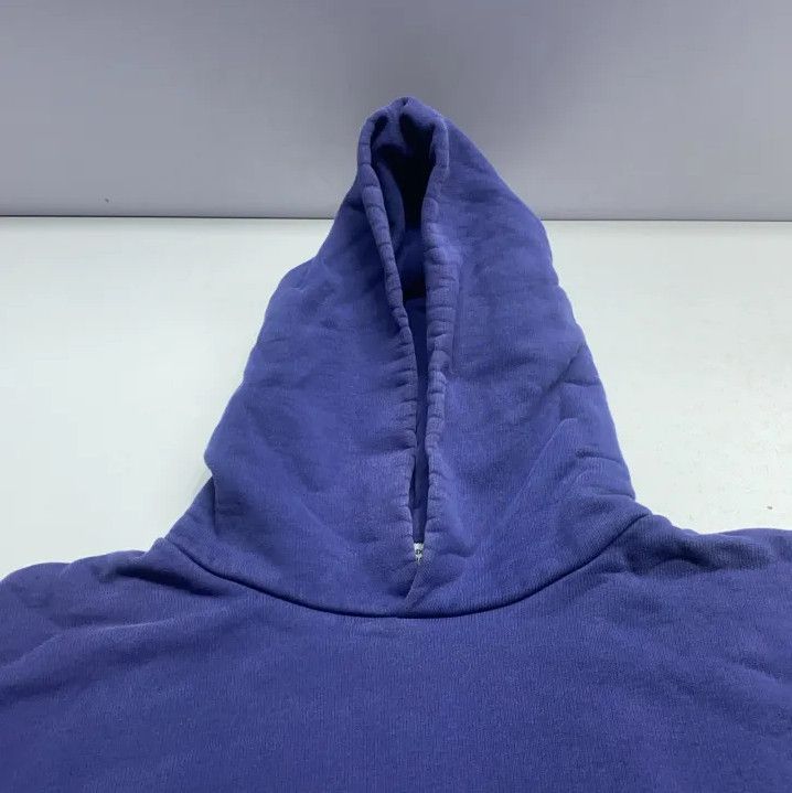 Balenciaga Balenciaga Men's Blue Printed Hoodie Size US S / EU 44-46 / 1 - 10 Thumbnail