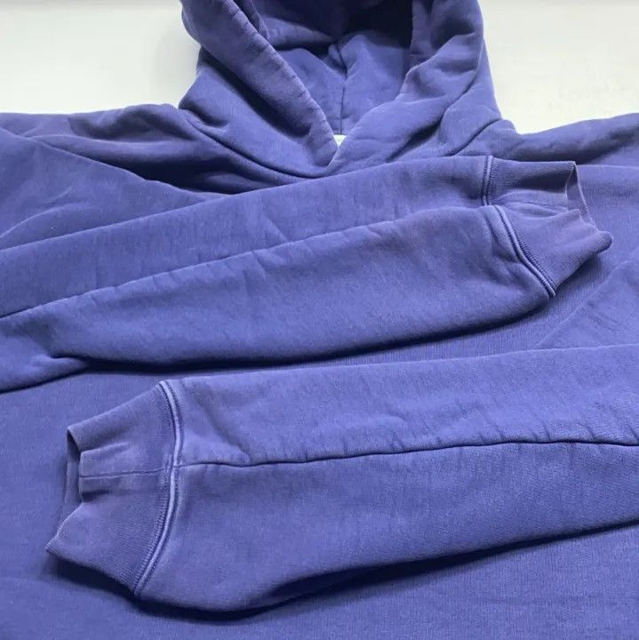 Balenciaga Balenciaga Men's Blue Printed Hoodie Size US S / EU 44-46 / 1 - 18 Thumbnail