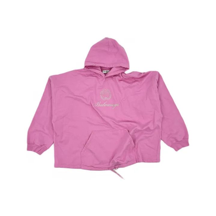 Balenciaga Balenciaga Geometric Pattern Hooded Sweatshirt Size US XS / EU 42 / 0 - 2 Thumbnail