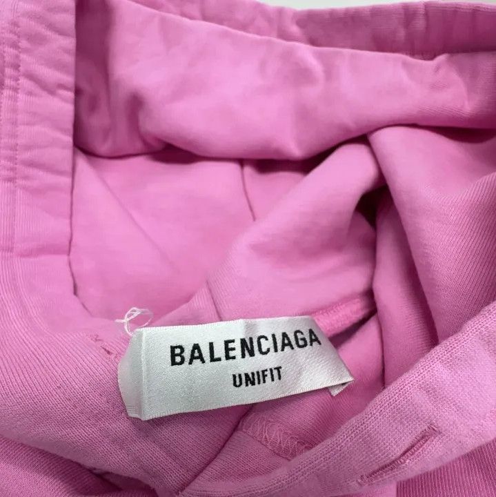 Balenciaga Balenciaga Geometric Pattern Hooded Sweatshirt Size US XS / EU 42 / 0 - 7 Thumbnail
