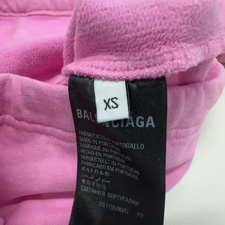 Balenciaga Balenciaga Geometric Pattern Hooded Sweatshirt Size US XS / EU 42 / 0 - 6 Thumbnail