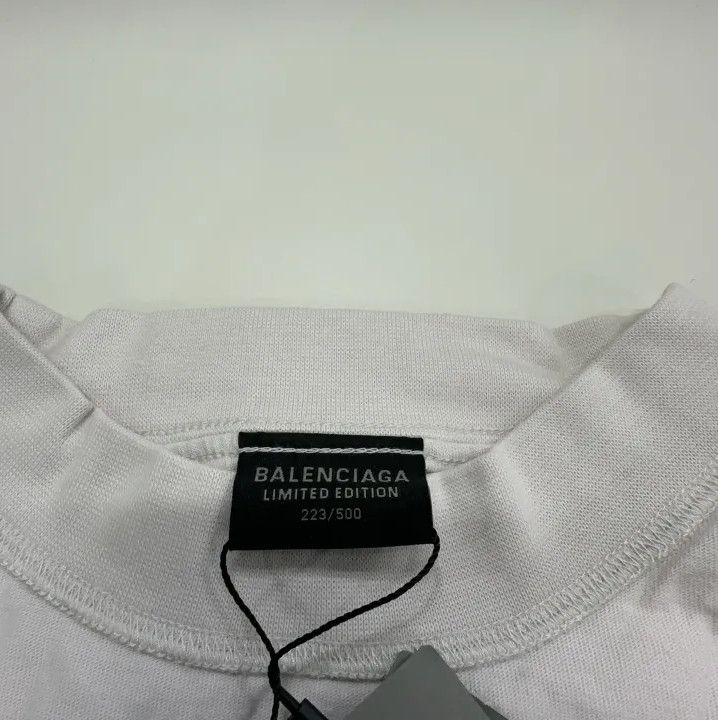 Balenciaga Balenciaga BFRND Logo Print Short Sleeve T-Shirt Size US L / EU 52-54 / 3 - 8 Thumbnail