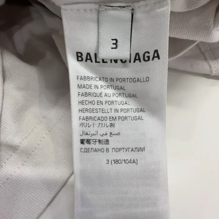 Balenciaga Balenciaga BFRND Logo Print Short Sleeve T-Shirt Size US L / EU 52-54 / 3 - 4 Thumbnail
