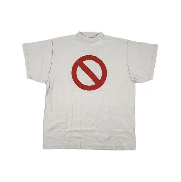 Balenciaga Balenciaga BFRND Logo Print Short Sleeve T-Shirt Size US L / EU 52-54 / 3 - 2 Thumbnail