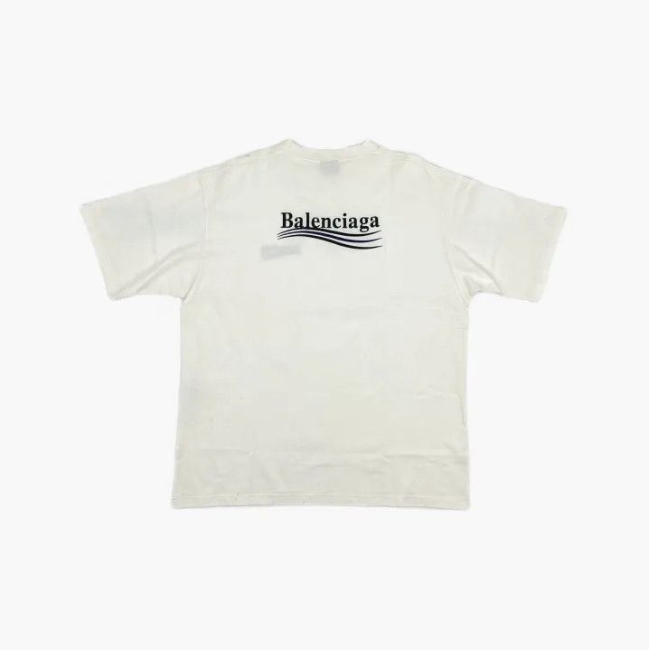 Balenciaga Balenciaga Political Campaign Large Fit Logo T-Shirt Size US XL / EU 56 / 4 - 3 Thumbnail