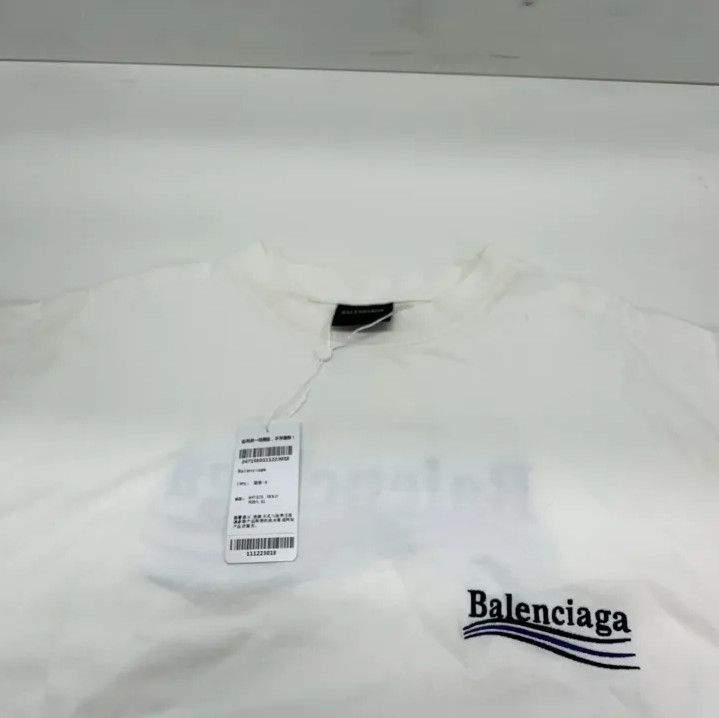 Balenciaga Balenciaga Political Campaign Large Fit Logo T-Shirt Size US XL / EU 56 / 4 - 8 Thumbnail