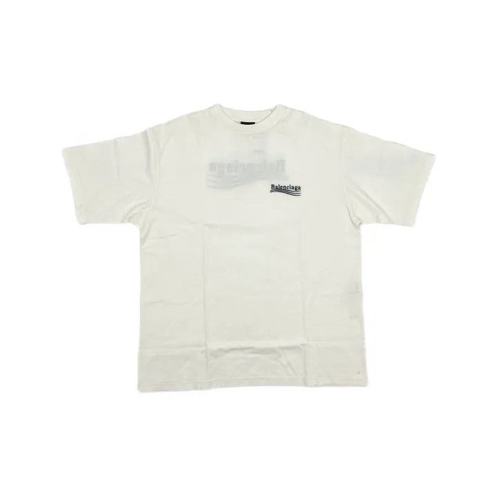 Balenciaga Balenciaga Political Campaign Large Fit Logo T-Shirt Size US XL / EU 56 / 4 - 2 Thumbnail