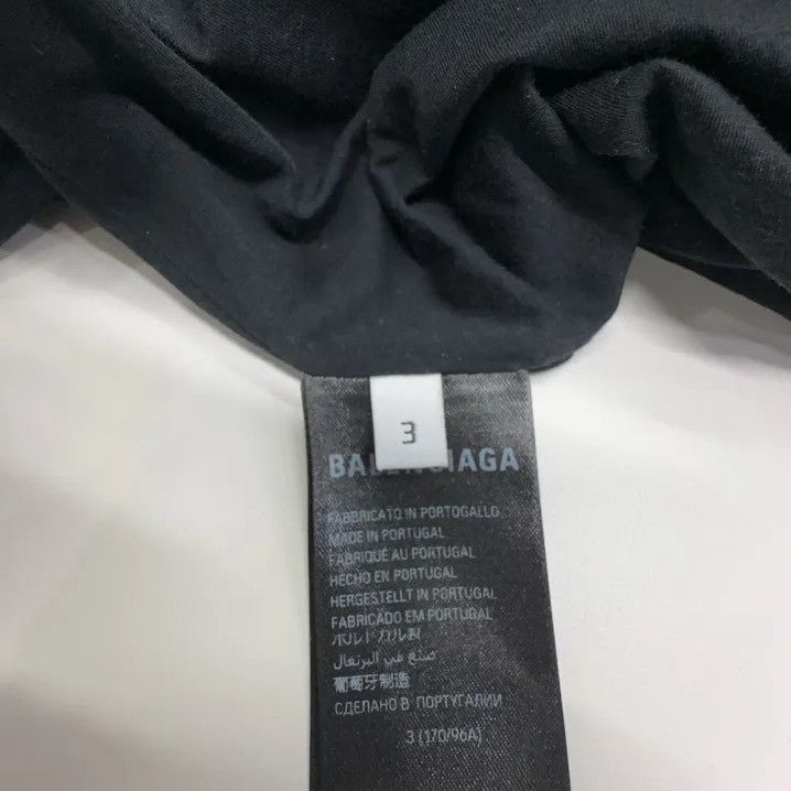 Balenciaga Balenciaga Logo Print Short Sleeve T-Shirt Size US L / EU 52-54 / 3 - 4 Thumbnail