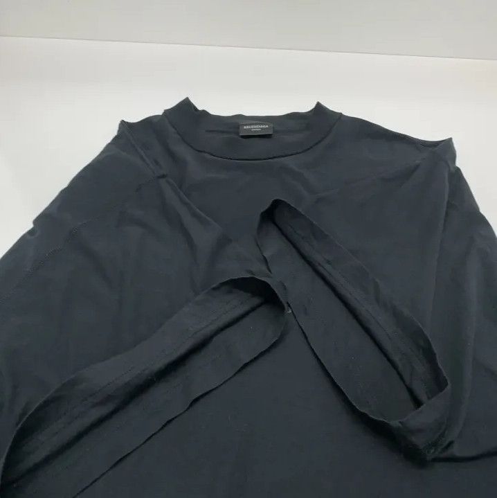 Balenciaga Balenciaga Logo Print Short Sleeve T-Shirt Size US L / EU 52-54 / 3 - 12 Thumbnail