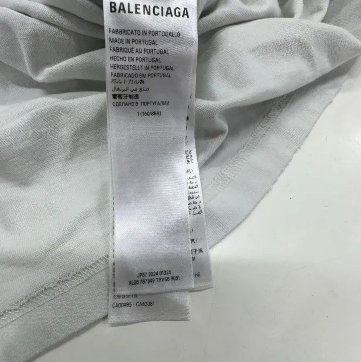 Balenciaga Balenciaga Logo Print Round Neck T-Shirt Size US M / EU 48-50 / 2 - 10 Thumbnail