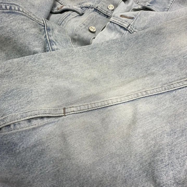 Balenciaga Balenciaga Denim Single Button Casual Jacket Size US XS / EU 42 / 0 - 6 Thumbnail