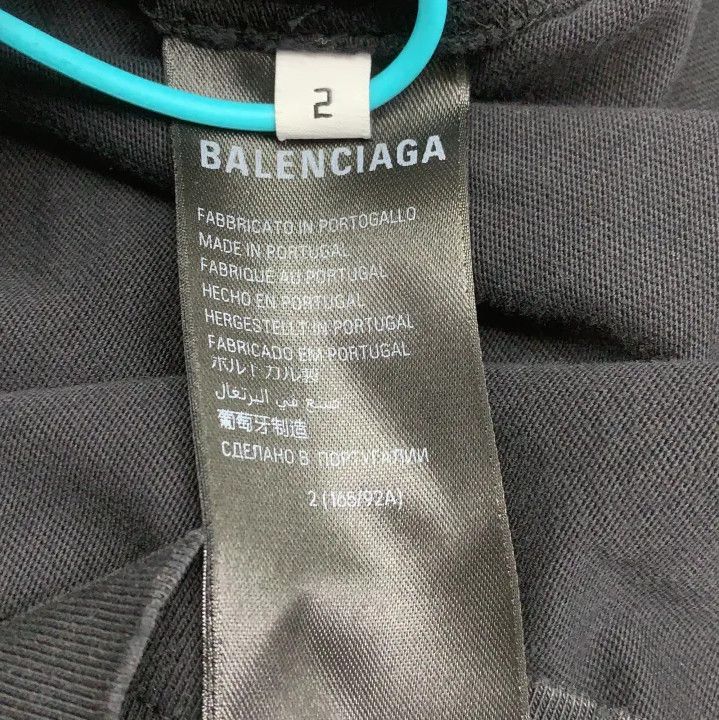 Balenciaga Balenciaga Flame Logo Casual Short Sleeve T-Shirt Size US L / EU 52-54 / 3 - 3 Thumbnail