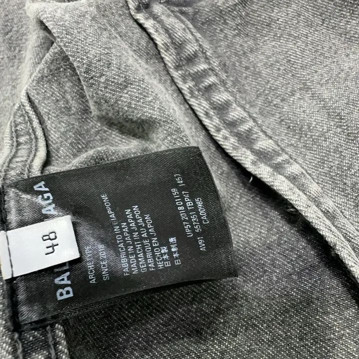Balenciaga Balenciaga Men’s Vintage Wash Denim Jacket Size US L / EU 52-54 / 3 - 6 Thumbnail